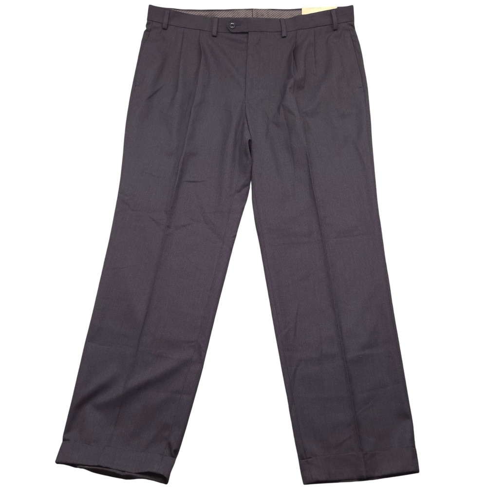 NWT Lauren Ralph Lauren Mens Pleated‎ Dress Pants Blue 40x32